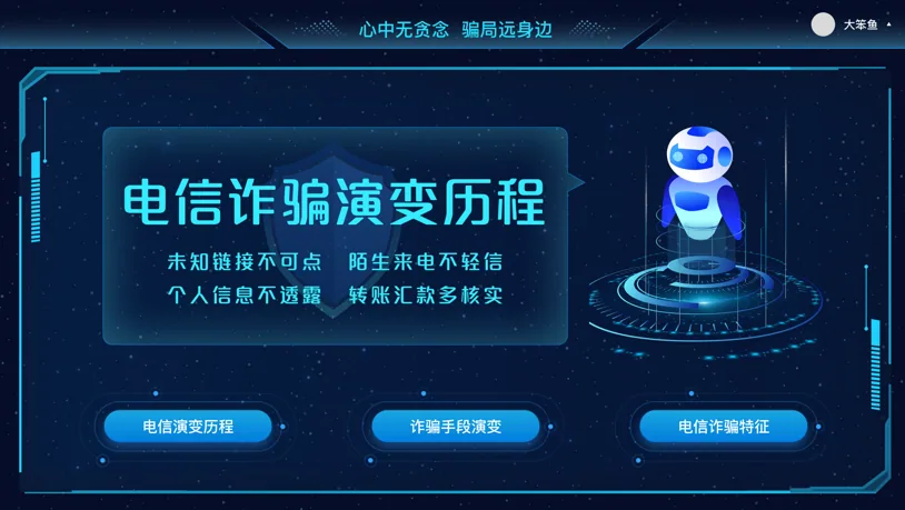 电信诈骗演变历程学习系统