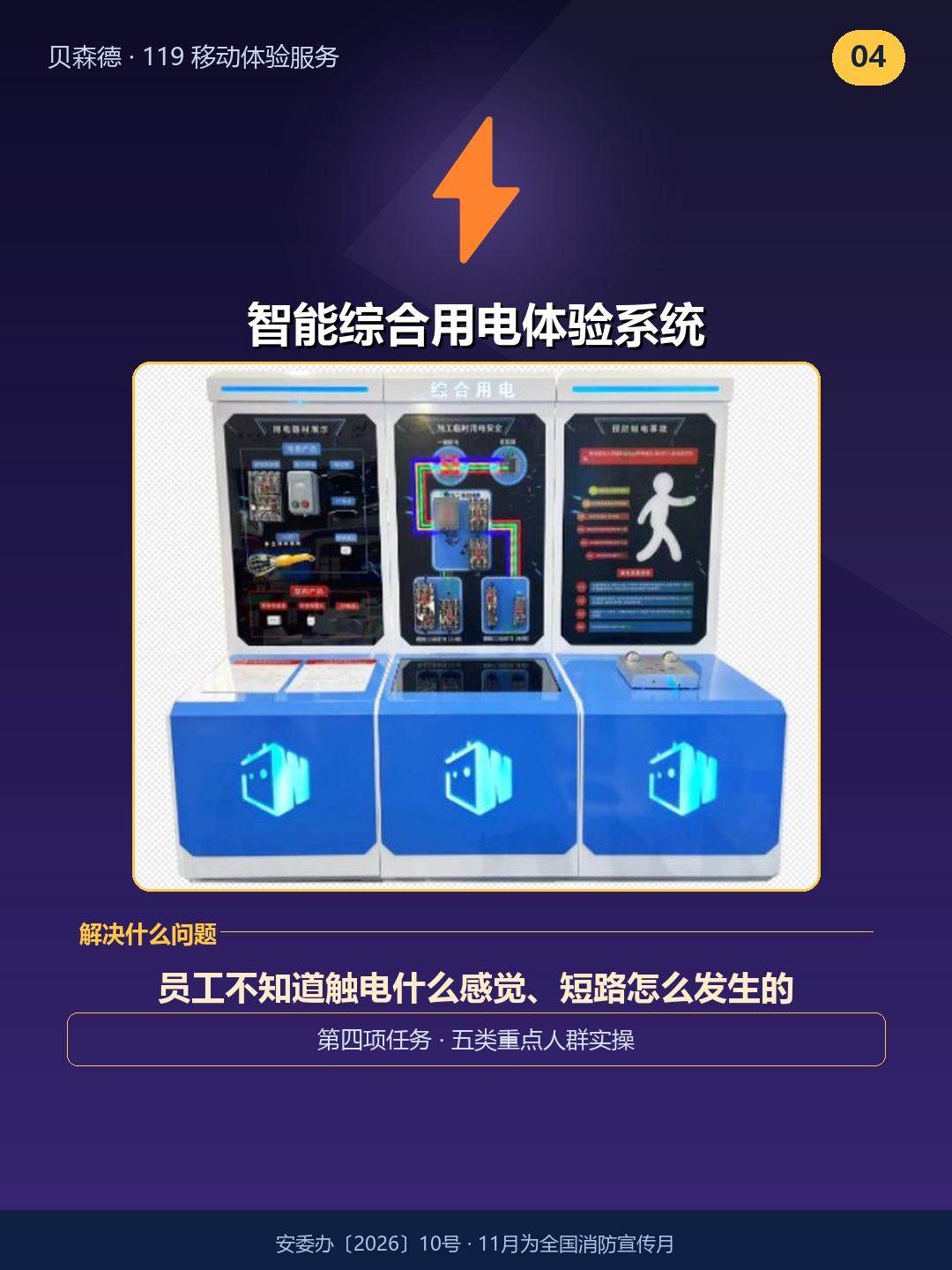 智能综合用电体验系统——员工不知道触电什么感觉、短路怎么发生的
