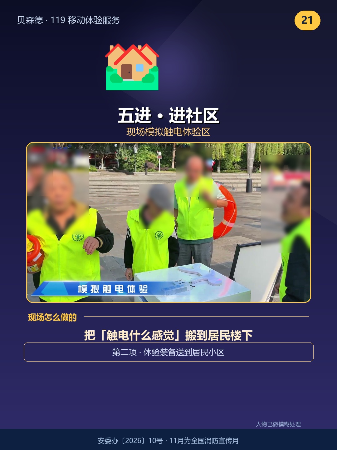 五进 · 进社区——现场模拟触电体验区