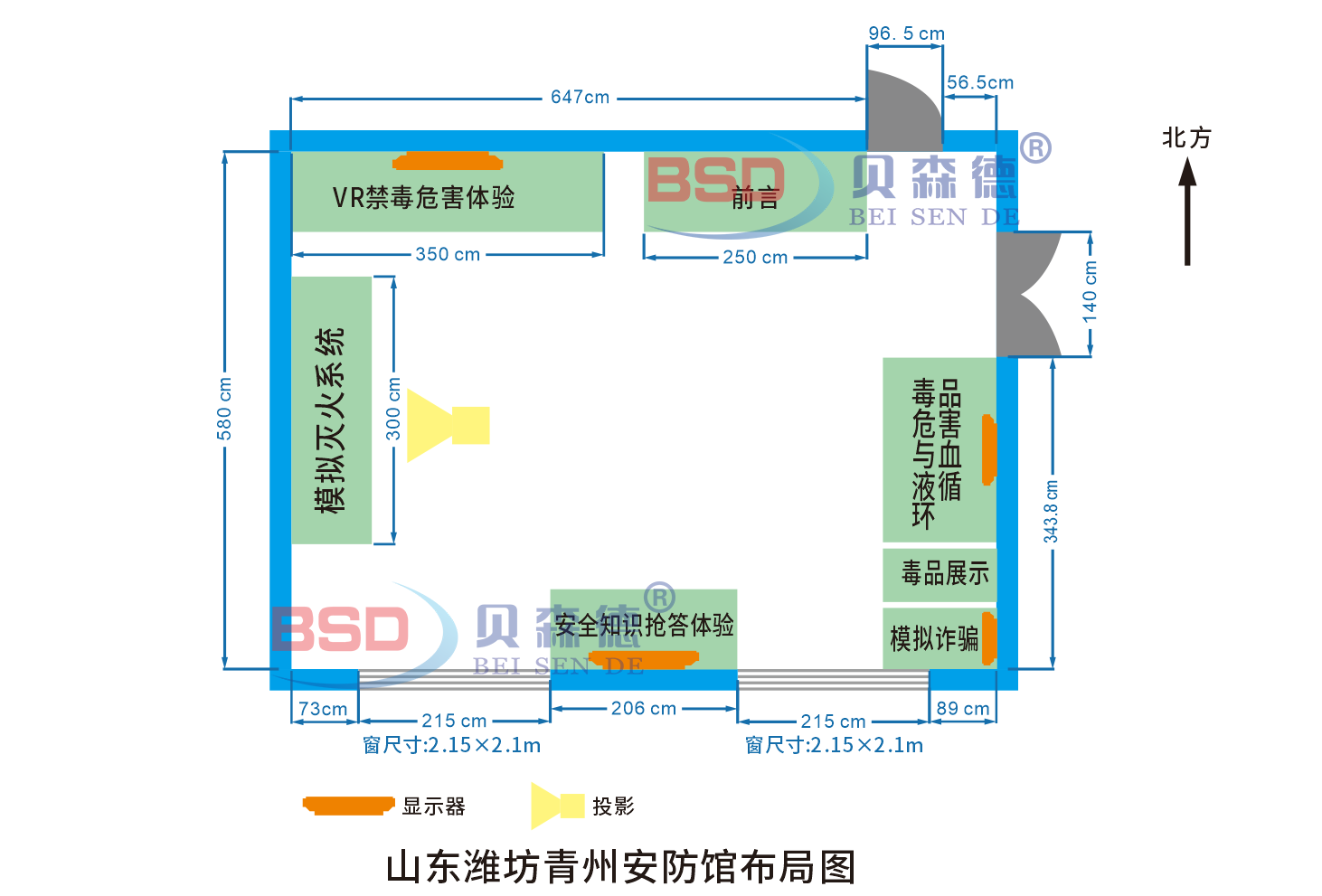 某社区警务室安全防范体验馆