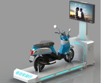 System doświadczania bezpiecznej jazdy na rowerze elektrycznym VR (wersja zintegrowana)