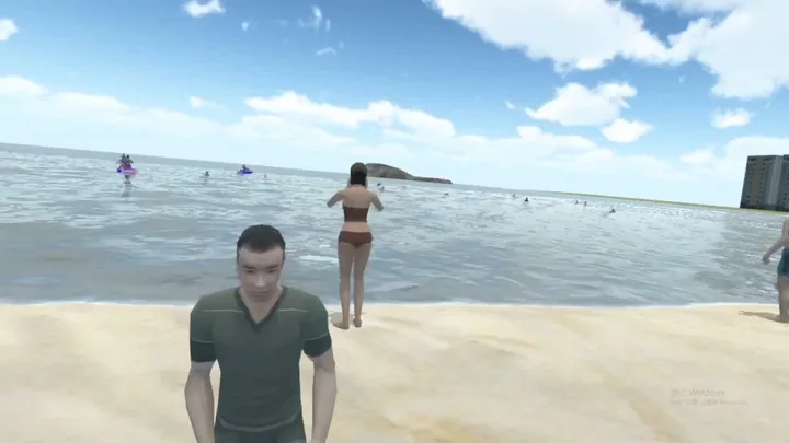 VR海边溺水
